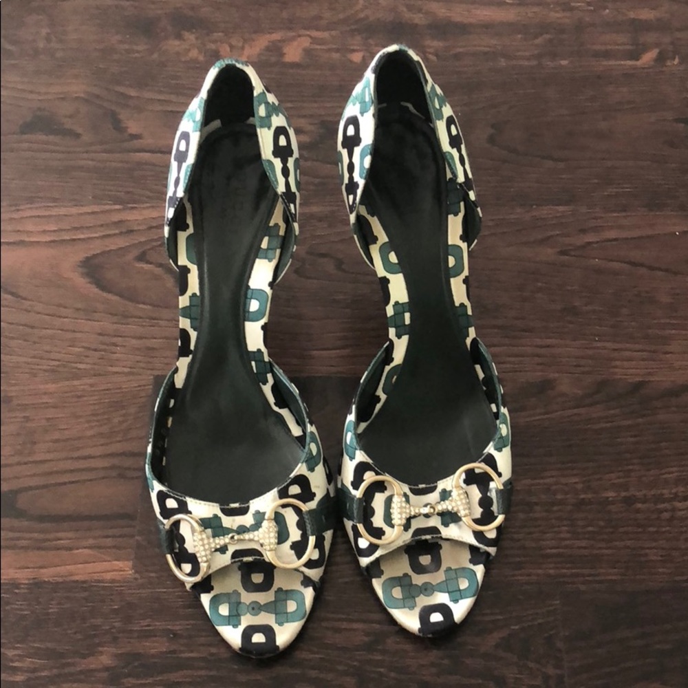 Gucci Horsebit Green Pumps Gem